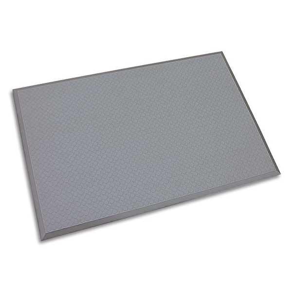 Ergomat Ergomat Infinity Smooth Stainless 2ft x 8ft Anti-Fatigue Floor Mat INS0208-STL - main
